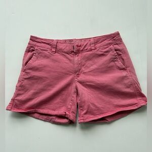 American Eagle Pink Stretch Midi Shorts Size 4
